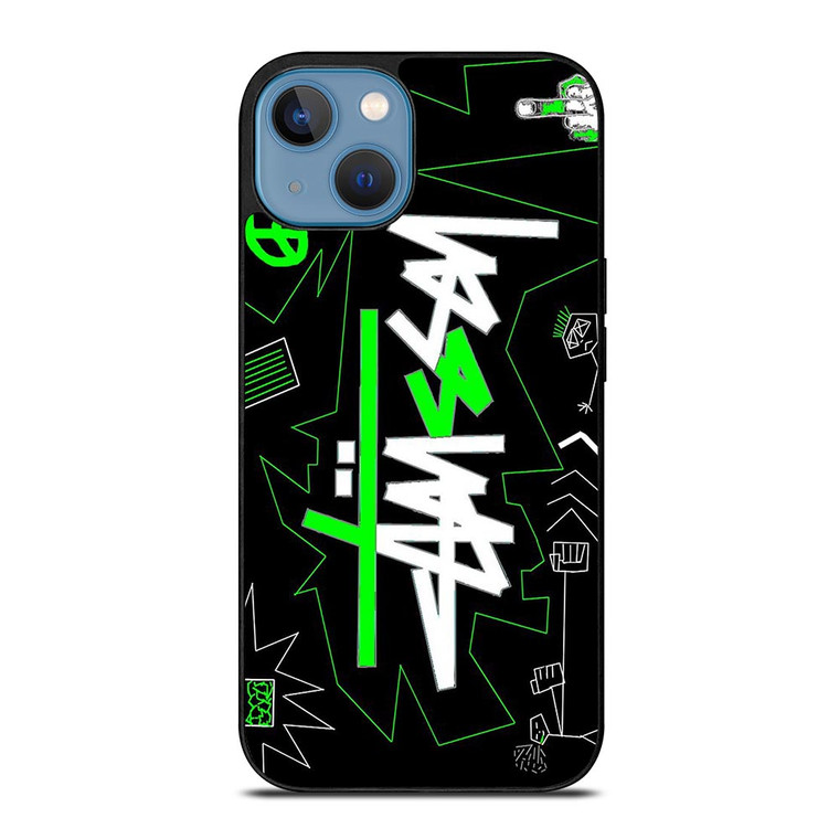 STUSSY ARTWORK LOGO iPhone 13 Case
