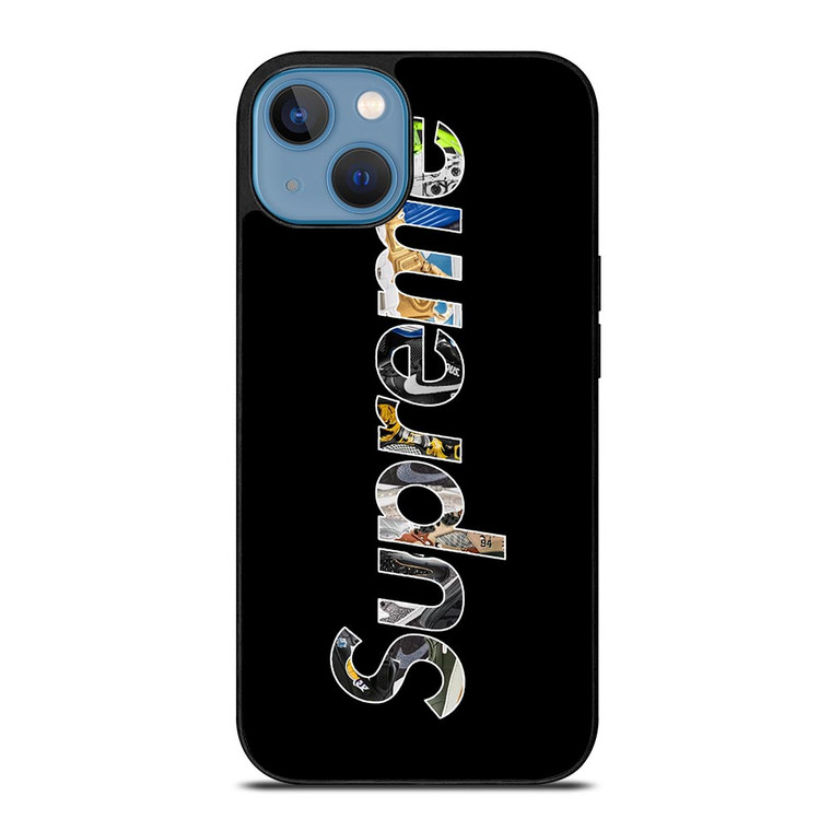 SUPREME NIKE SNEAKERS BLACK iPhone 13 Case
