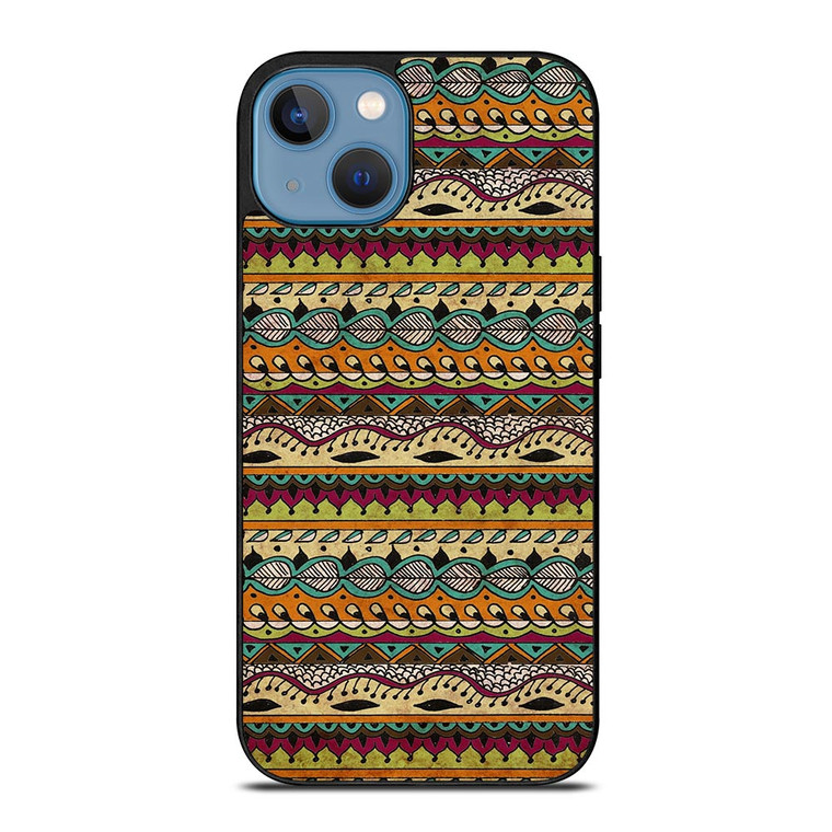 TIBAL PATTERN AZTEC iPhone 13 Case