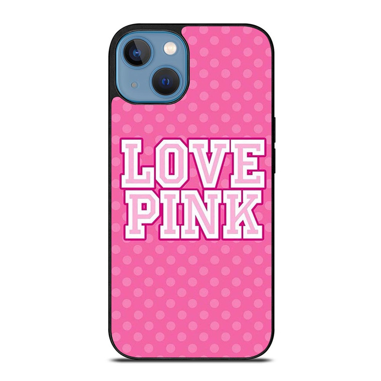 VICTORIA'S SECRET LOVE PINK LOGO iPhone 13 Case