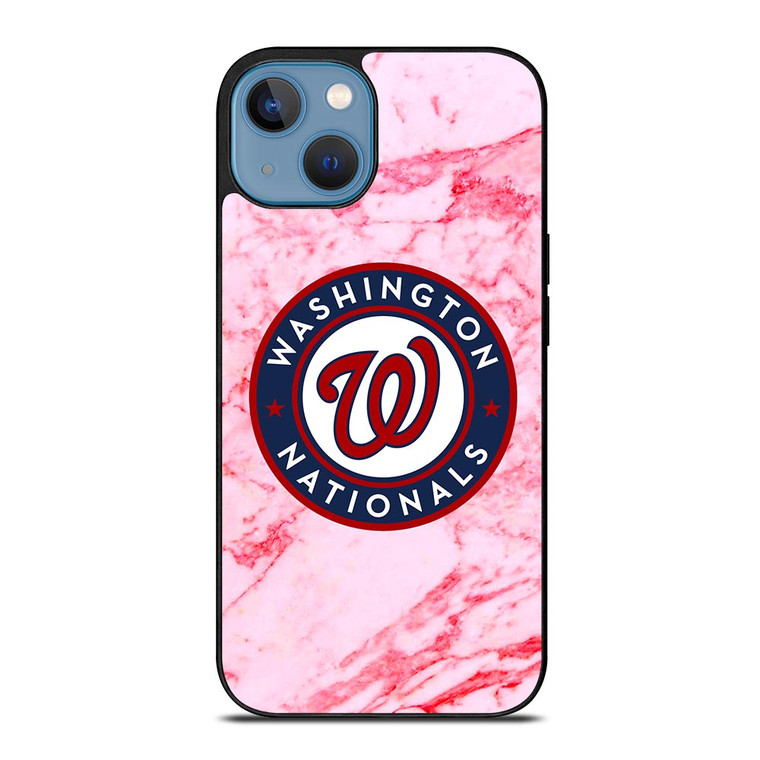 WASHINGTON NATIONALS PINK MARBLE iPhone 13 Case