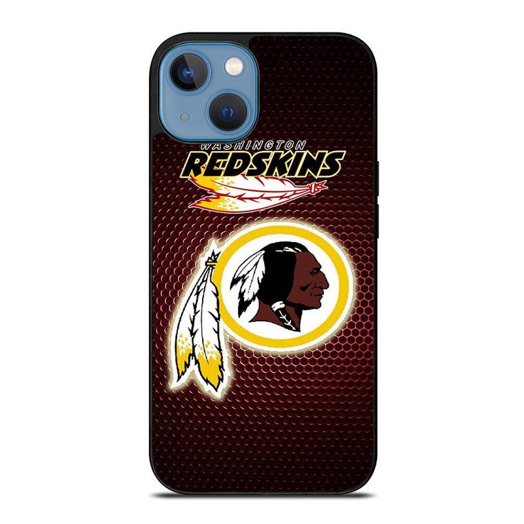 WASHINGTON REDSKINS METAL LOGO iPhone 13 Case