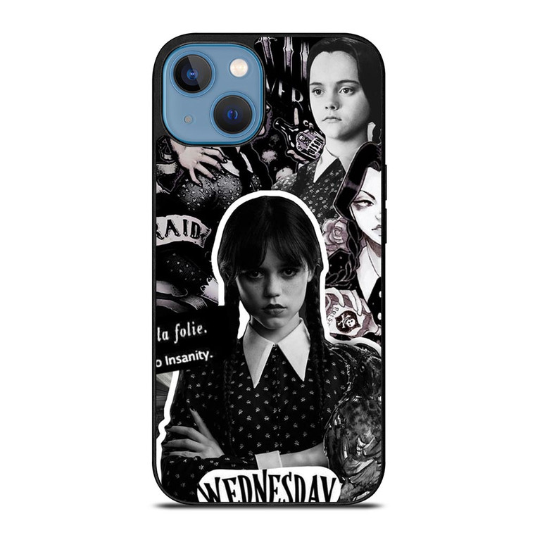 WEDNESDAY ADDAMS MOVIES COLLAGE iPhone 13 Case