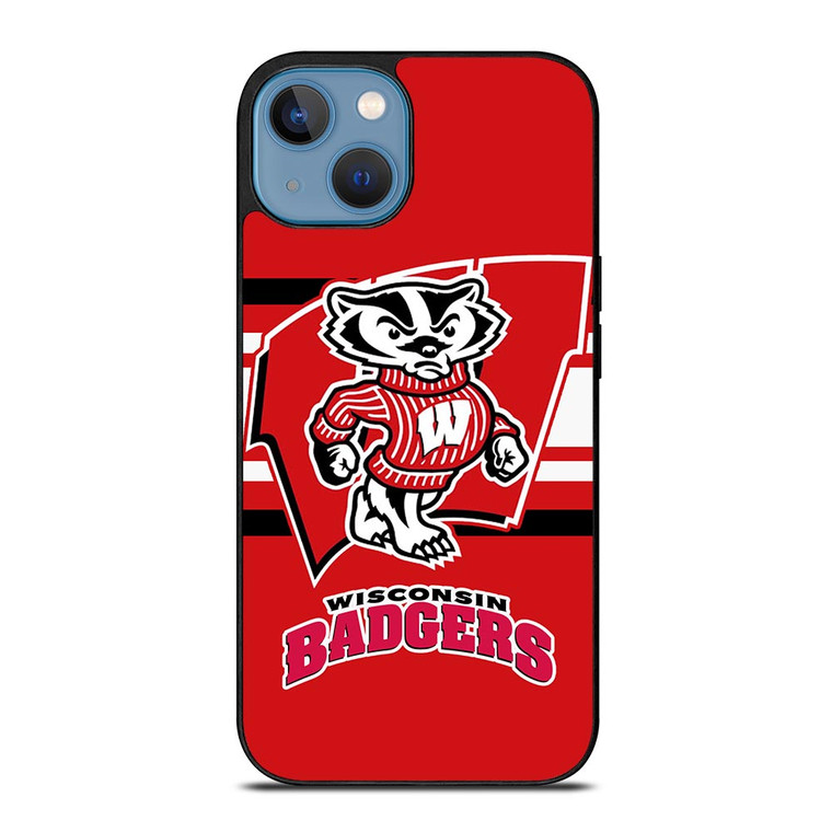 WISCONSIN BADGER SYMBOL iPhone 13 Case