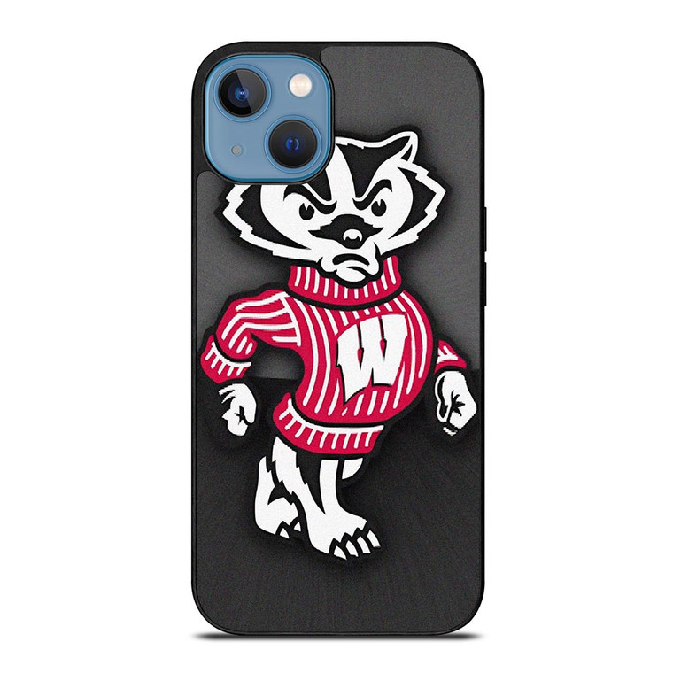 WISCONSIN BADGERS FOOTBALL MASCOT iPhone 13 Case