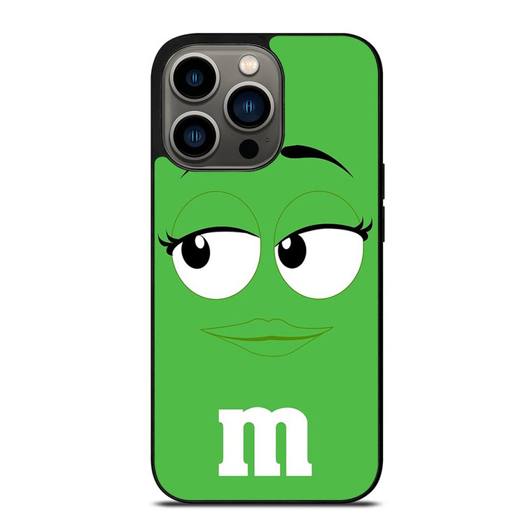 M&M GREEN iPhone 13 Pro Case
