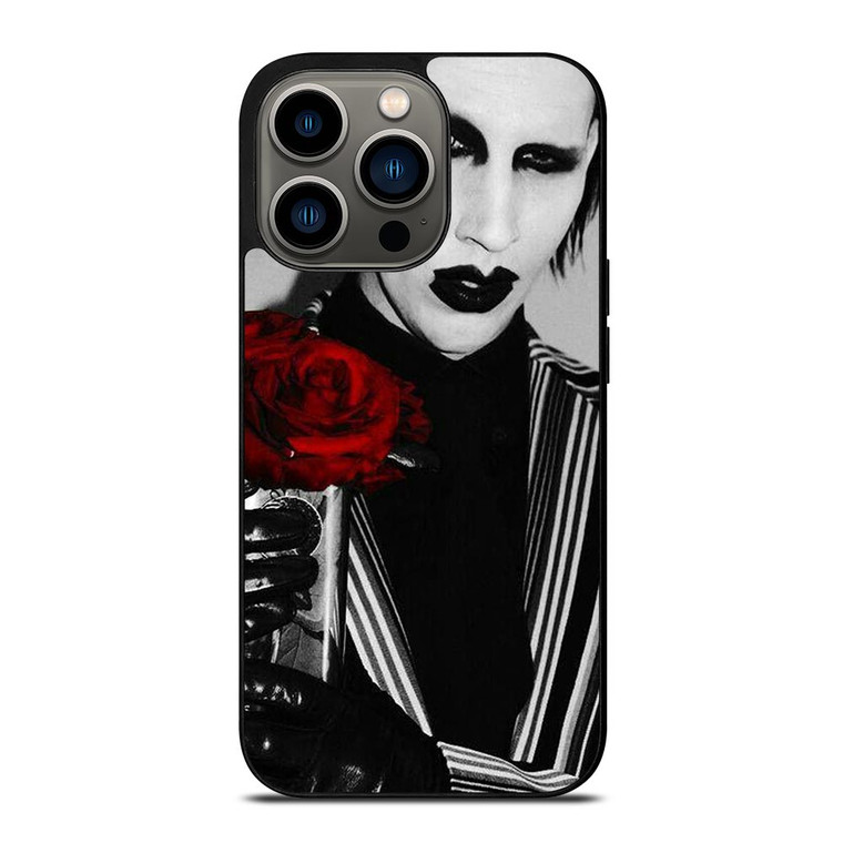 MARILYN MANSON GOTH FACE iPhone 13 Pro Case