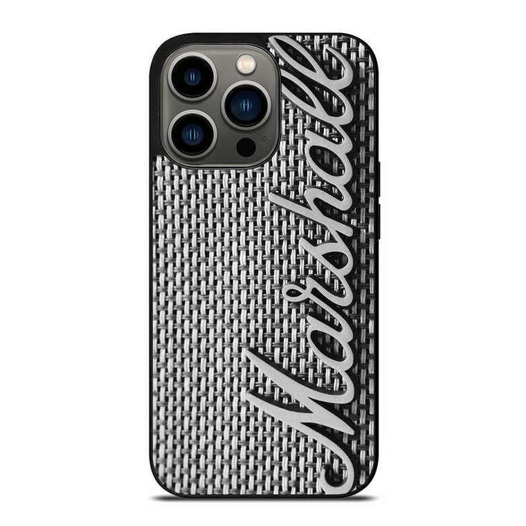 MARSHALL AMPLIFIER METAL EMBLEM iPhone 13 Pro Case