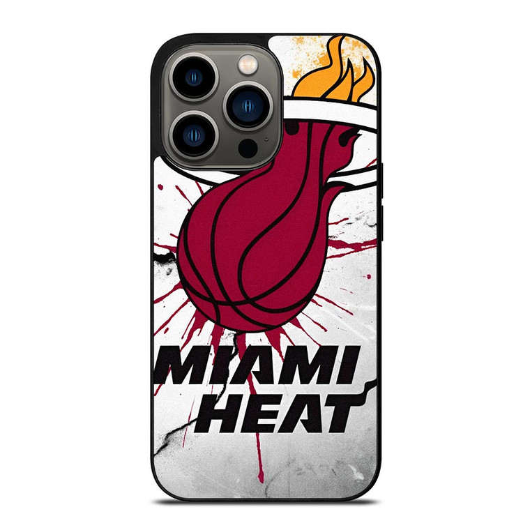 MIAMI HEAT CRACKED LOGO iPhone 13 Pro Case MIAMI HEAT CRACKED LOGO iPhone 13 Pro Case