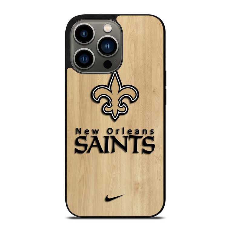 NEW ORLEANS SAINTS NIKE WOOD iPhone 13 Pro Case