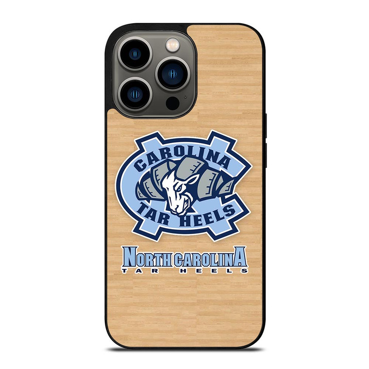 NORTH CAROLINA TAR HEELS WOODEN LOGO iPhone 13 Pro Case
