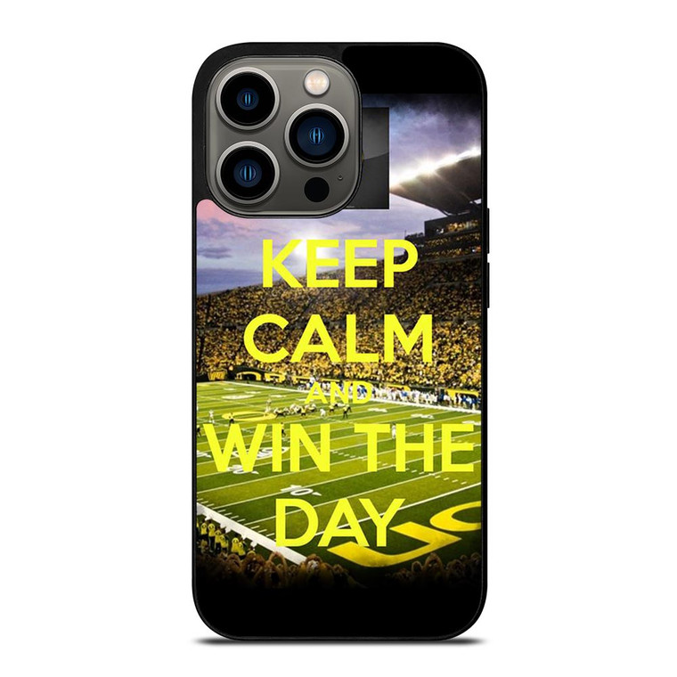 OREGON DUCKS WIN THE DAY iPhone 13 Pro Case