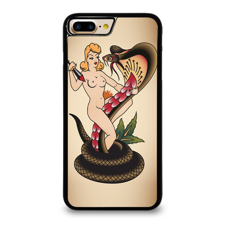 SNAKE CHAMER SAILOR JERRY TATTOO iPhone 7 Plus Case