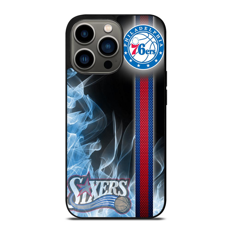 PHILADELPHIA 76ERS NBA FIRE iPhone 13 Pro Case