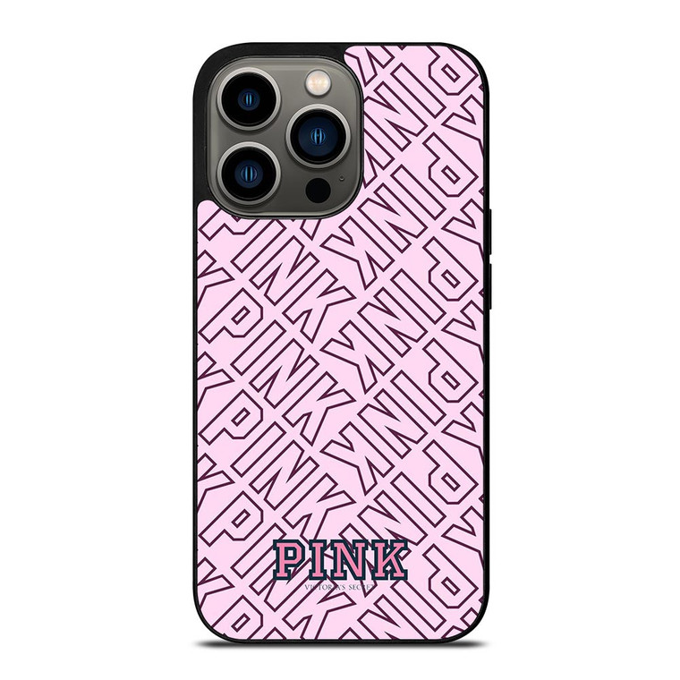 PINK VICTORIA S SECRET COLLAGE iPhone 13 Pro Case