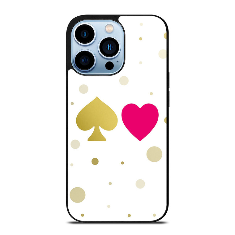 KATE SPADE AND HEART NEW YORK LOGO iPhone 13 Pro Max Case KATE SPADE AND HEART NEW YORK LOGO iPhone 13 Pro Max Case