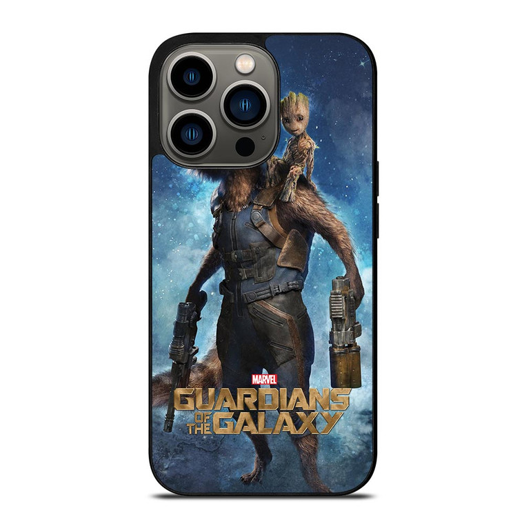 ROCKET RACCOON AND BABY GROOT iPhone 13 Pro Case