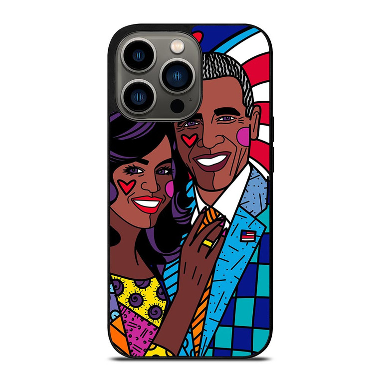 ROMERO BRITTO BARACK OBAMA iPhone 13 Pro Case