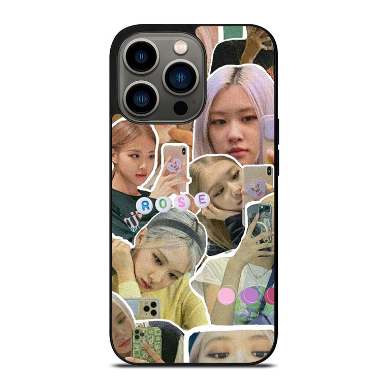 ROSE BLACKPINK AESTHETIC COLLAGE iPhone 13 Pro Case ROSE BLACKPINK AESTHETIC COLLAGE iPhone 13 Pro Case