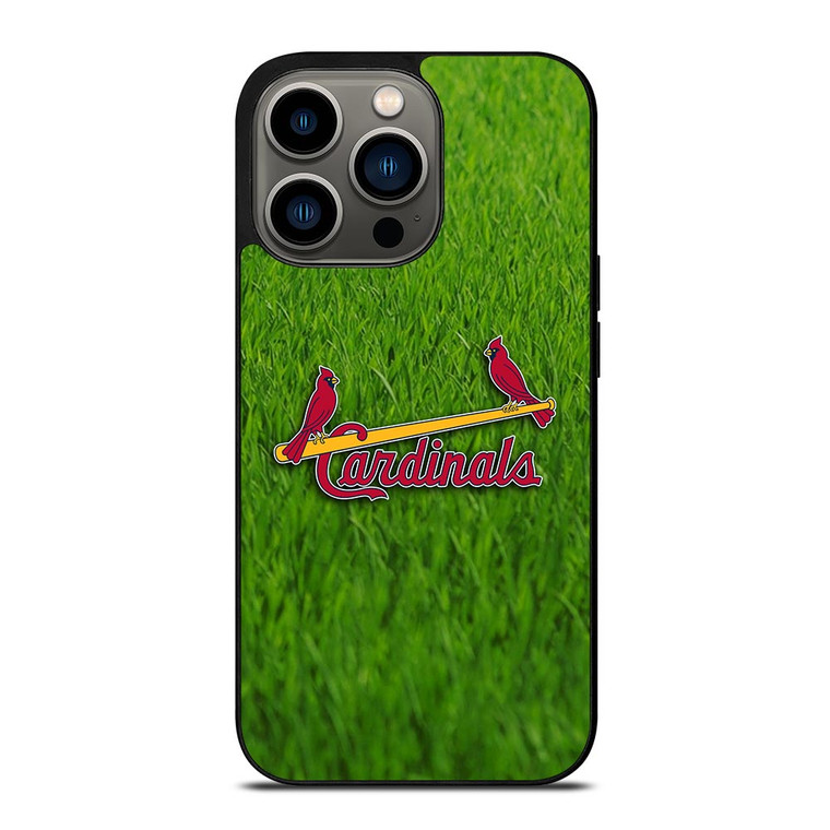 SAINT LOUIS CARDINALS GRASS LOGO iPhone 13 Pro Case SAINT LOUIS CARDINALS GRASS LOGO iPhone 13 Pro Case