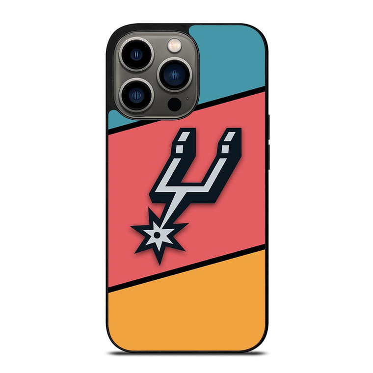 SAN ANTONIO SPURS COLORFUL LOGO iPhone 13 Pro Case