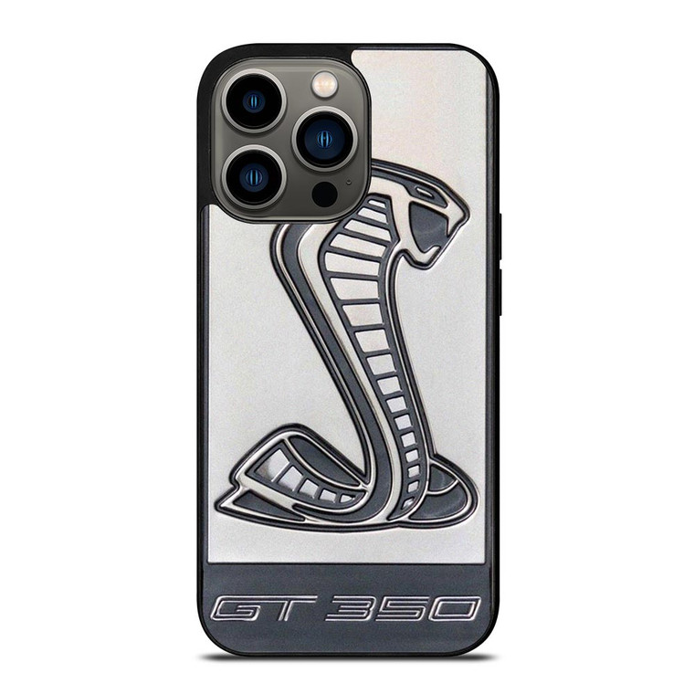 SHELBY GT350R SILVER EMBLEM SIGN iPhone 13 Pro Case
