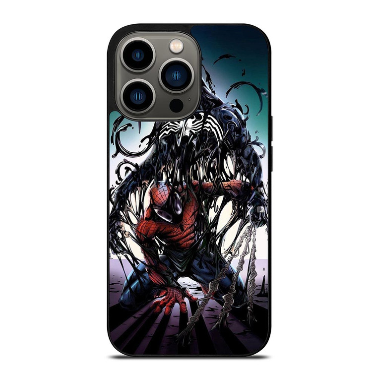 SPIDERMAN VENOM MARVEL CARTOON iPhone 13 Pro Case