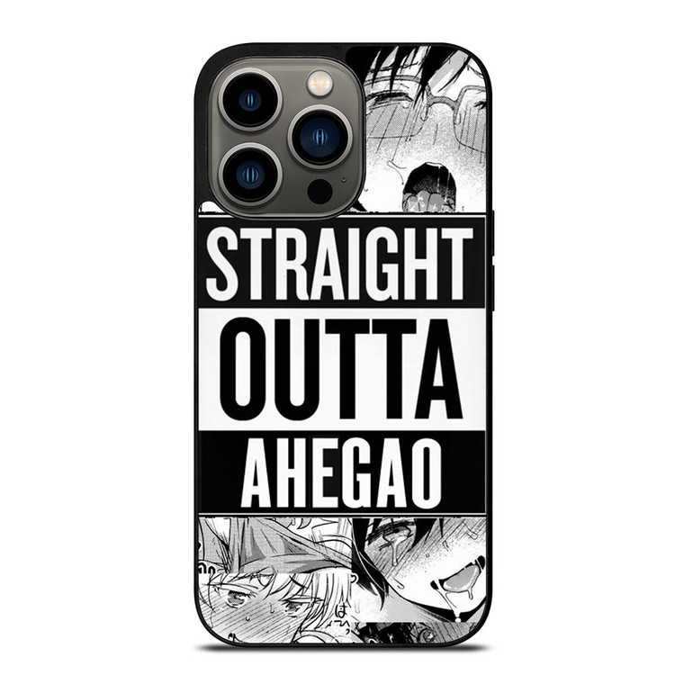 STRAIGHT OUTTA AHEGAO iPhone 13 Pro Case STRAIGHT OUTTA AHEGAO iPhone 13 Pro Case