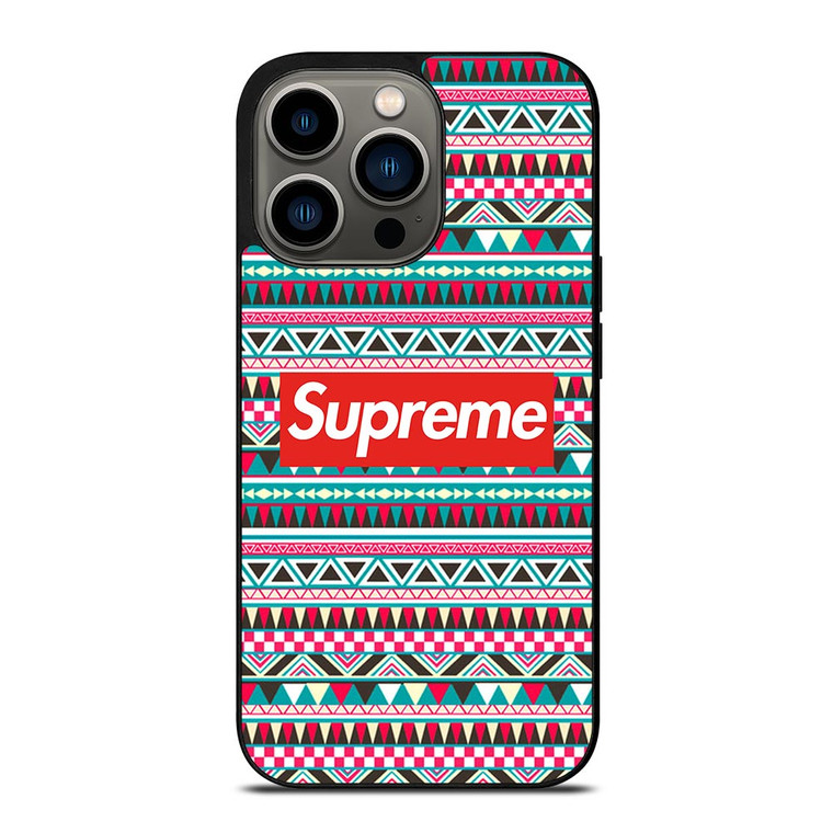 SUPREME AZTEC PATTERN iPhone 13 Pro Case