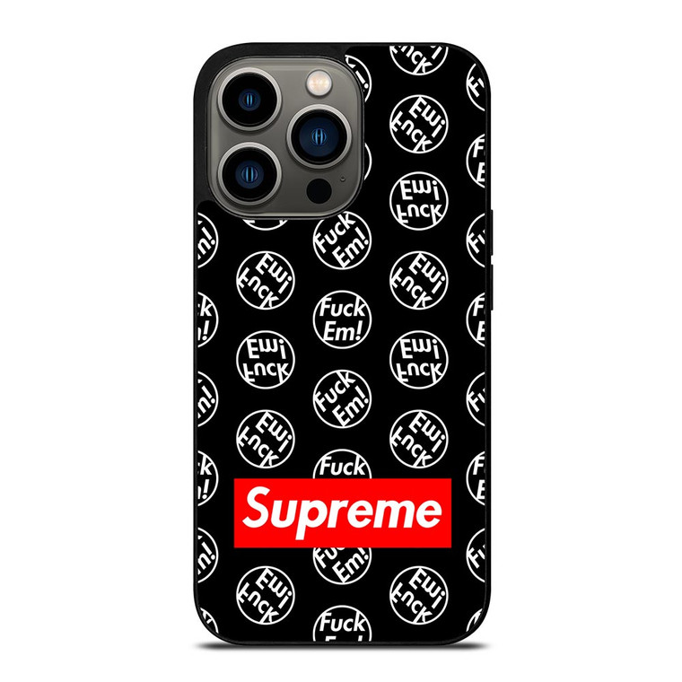 SUPREME FUCK EM iPhone 13 Pro Case