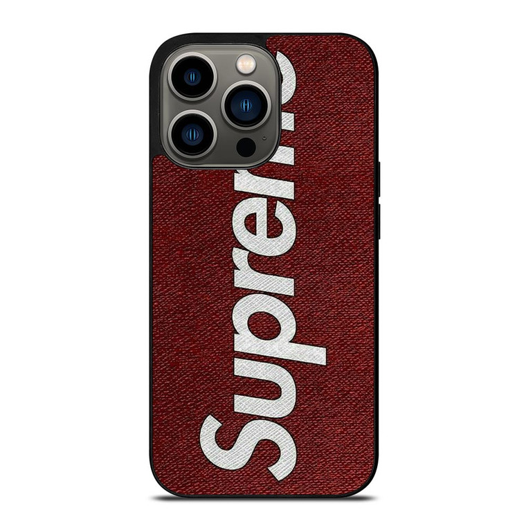 SUPREME LOGO ON CANVAS iPhone 13 Pro Case