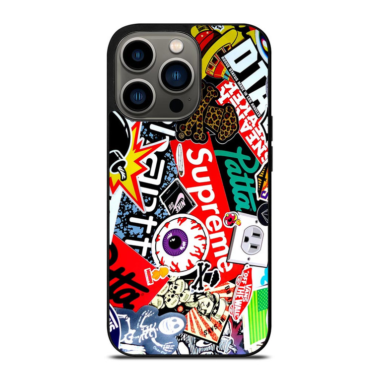 SUPREME STICKER AND OTHER BRAND iPhone 13 Pro Case SUPREME STICKER AND OTHER BRAND iPhone 13 Pro Case