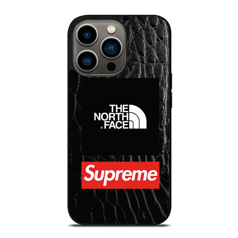 SUPREME X THE NORTH FACE LEATHER iPhone 13 Pro Case