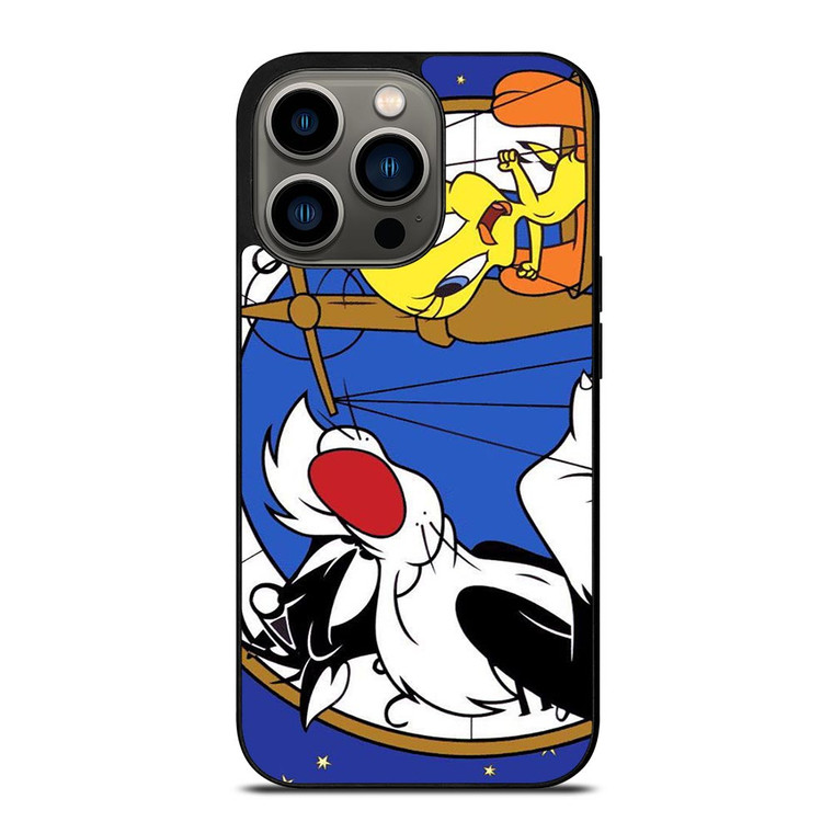 SYLVESTER AND TWEETY CARTOON iPhone 13 Pro Case