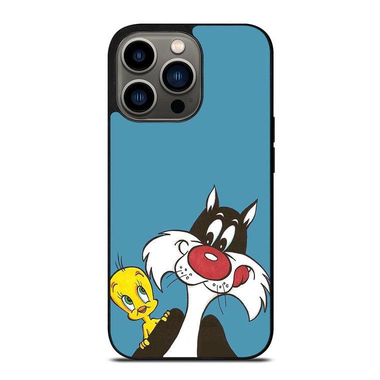 SYLVESTER AND TWEETY CLASSIC CARTOON iPhone 13 Pro Case