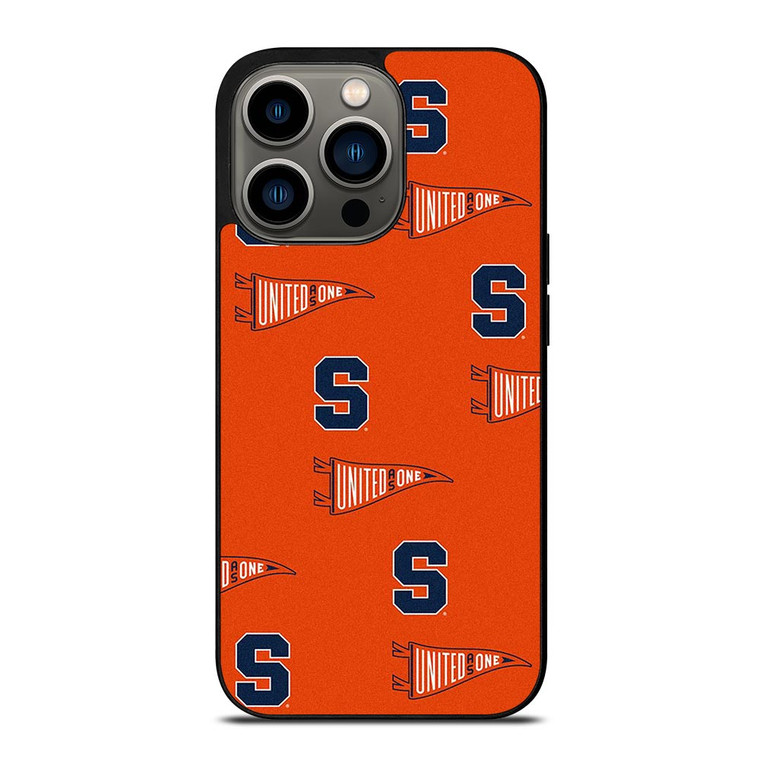SYRACUSE ORANGE LOGO PATTERN iPhone 13 Pro Case