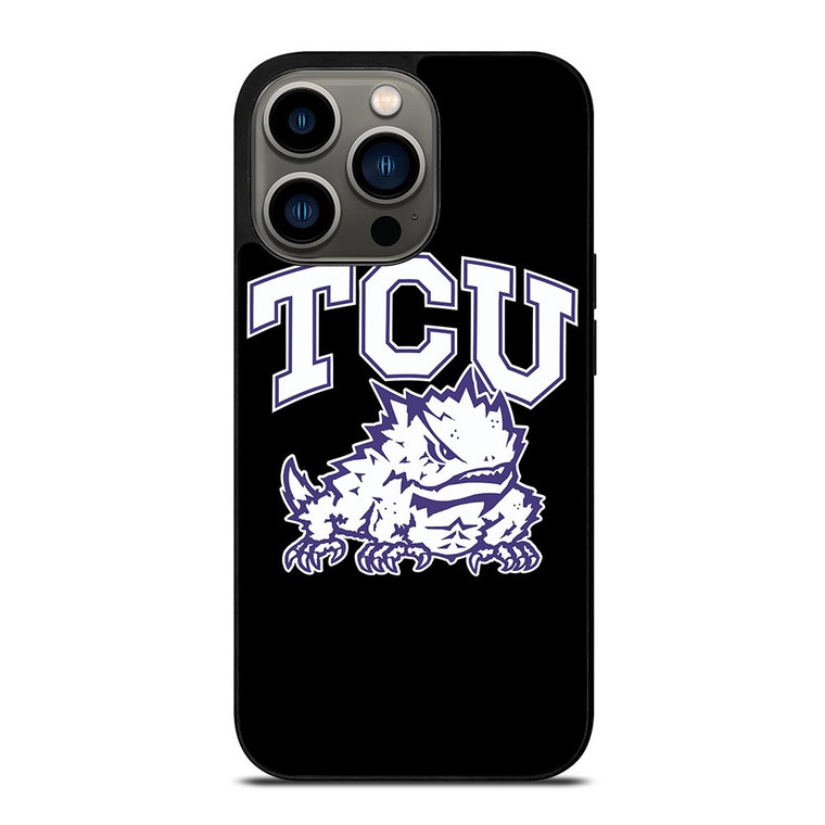 TCU HORNED FROGS FOOTBALL LOGO iPhone 13 Pro Case