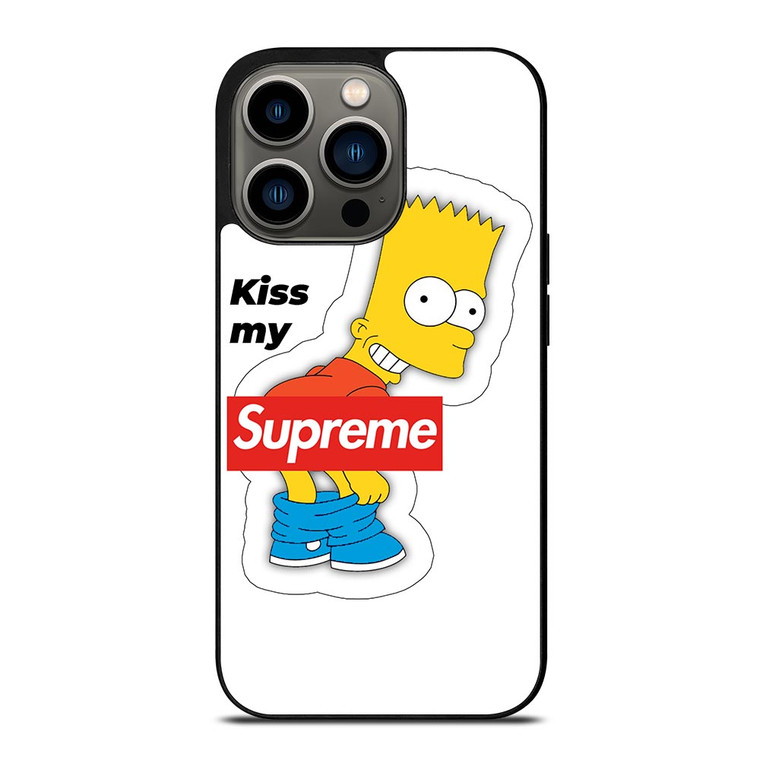 THE SIMPSONS KISS MY SUPREME iPhone 13 Pro Case THE SIMPSONS KISS MY SUPREME iPhone 13 Pro Case