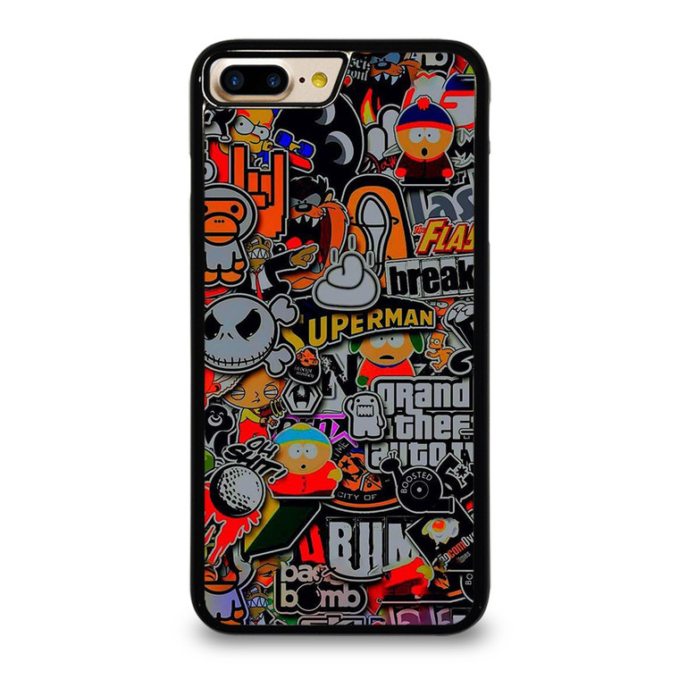 STICKER BOMB COMPILATION iPhone 7 Plus Case STICKER BOMB COMPILATION iPhone 7 Plus Case