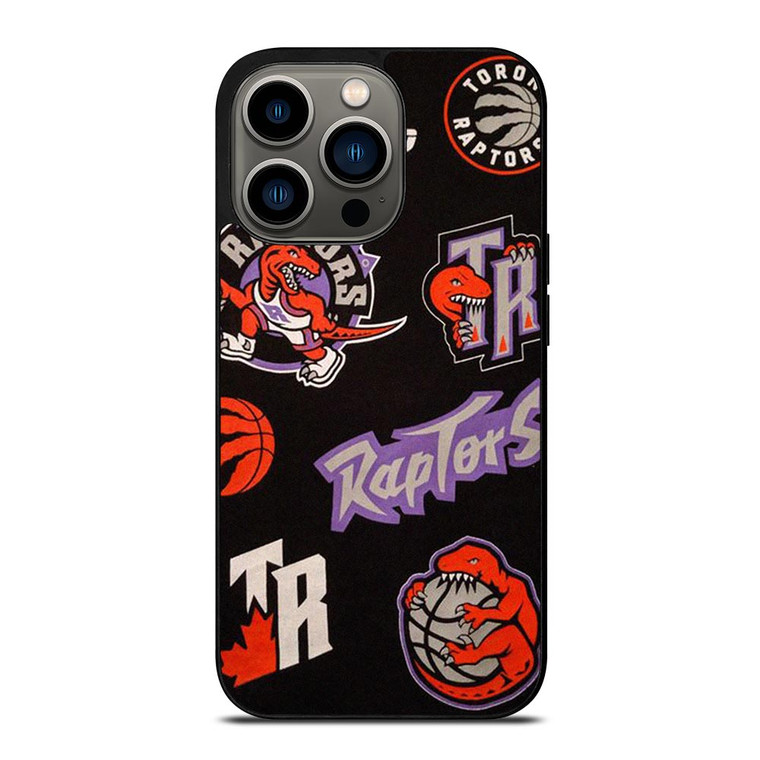 TORONTO RAPTORS LOGO COLLAGE iPhone 13 Pro Case
