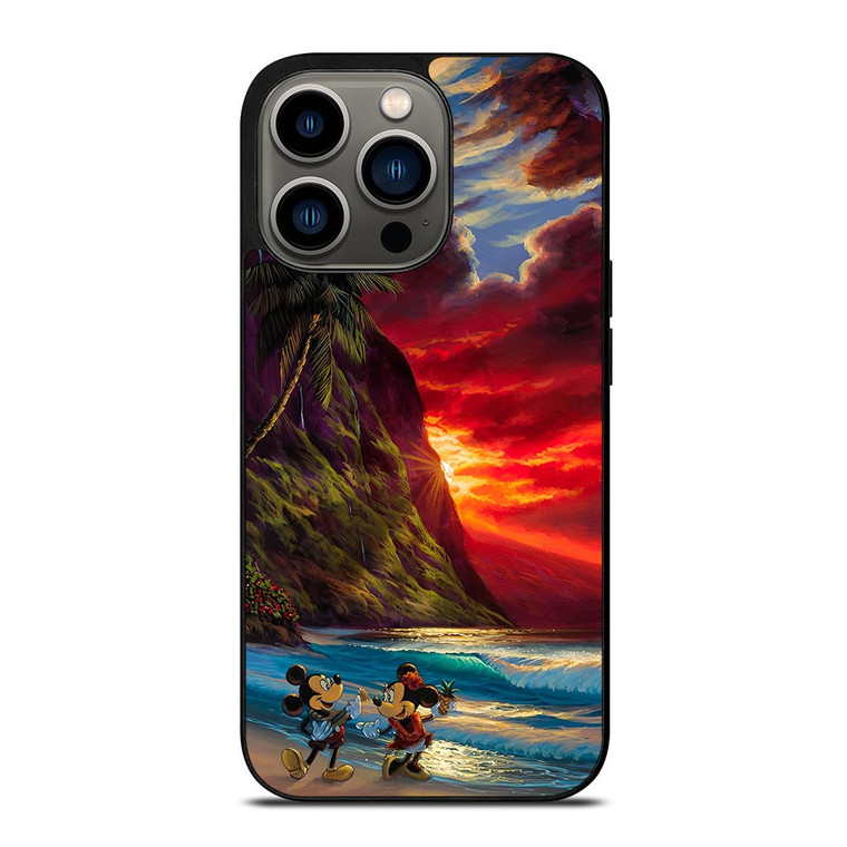 TROPICAL BEAUTIFUL MICKEY MINNIE iPhone 13 Pro Case
