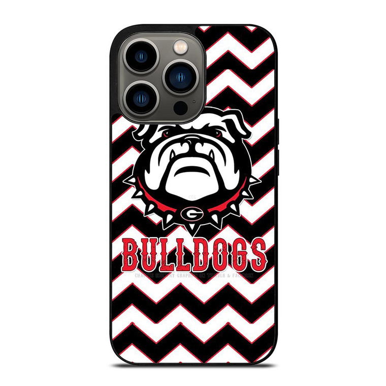 UGA GEORGIA BULLDOGS STRIPE LOGO iPhone 13 Pro Case