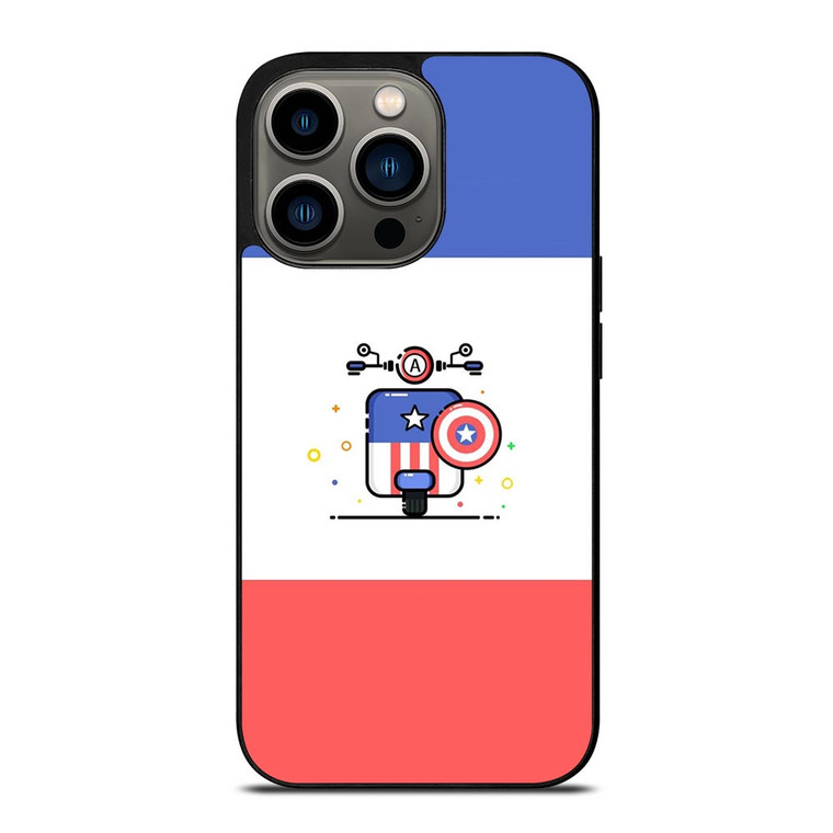 VESPA CAPTAIN AMERICA iPhone 13 Pro Case