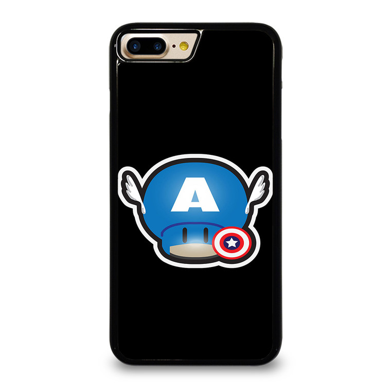 SUPER MARIO MUSHROOM CAPTAIN AMERICA iPhone 7 Plus Case SUPER MARIO MUSHROOM CAPTAIN AMERICA iPhone 7 Plus Case