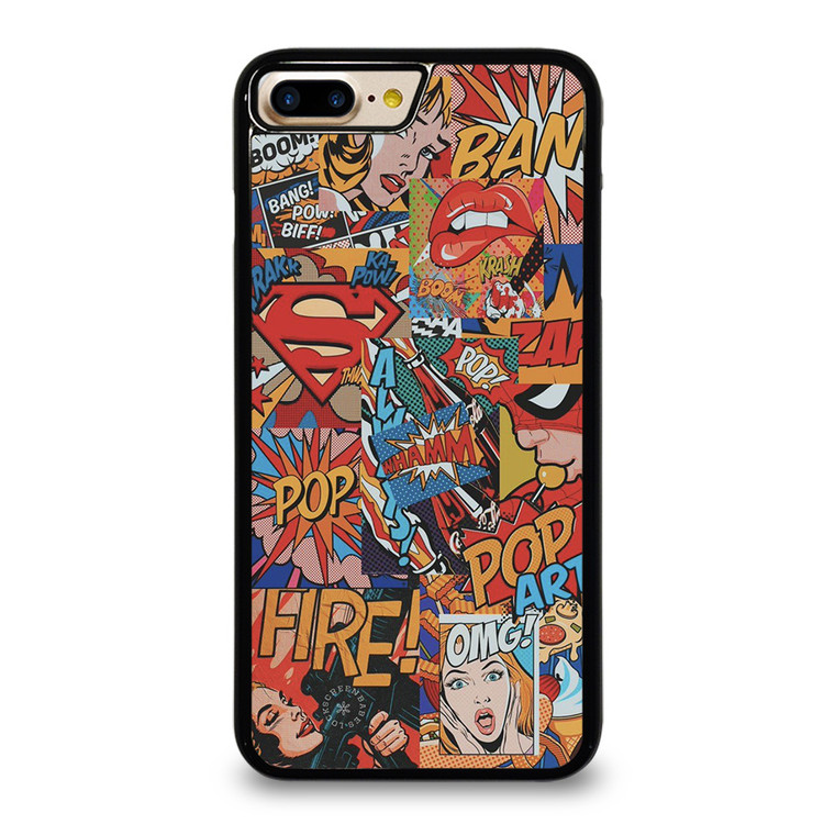 SUPERMAN POP ART COMIC iPhone 7 Plus Case