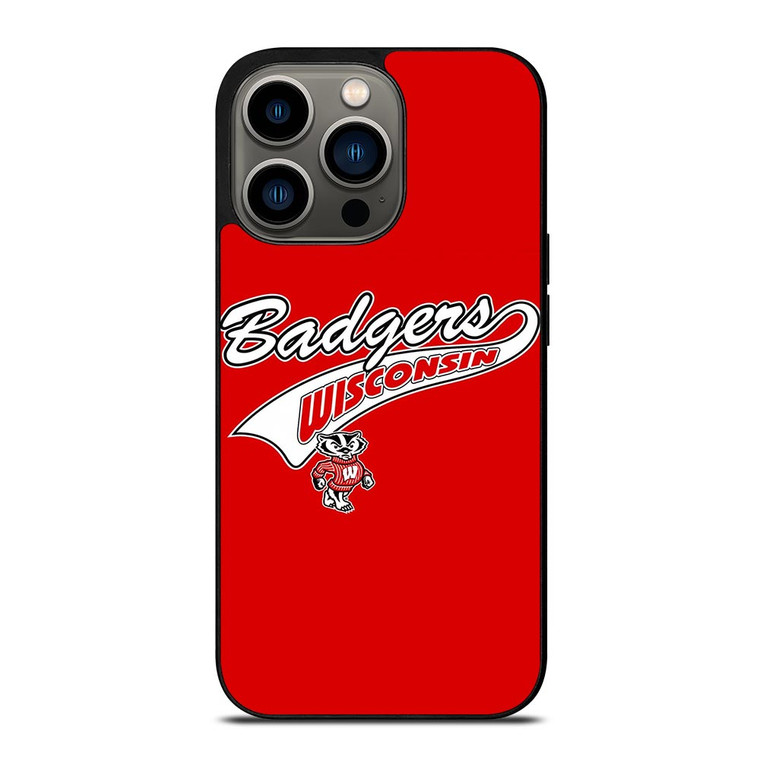 WISCONSIN BADGERS FOOTBALL SYMBOL iPhone 13 Pro Case
