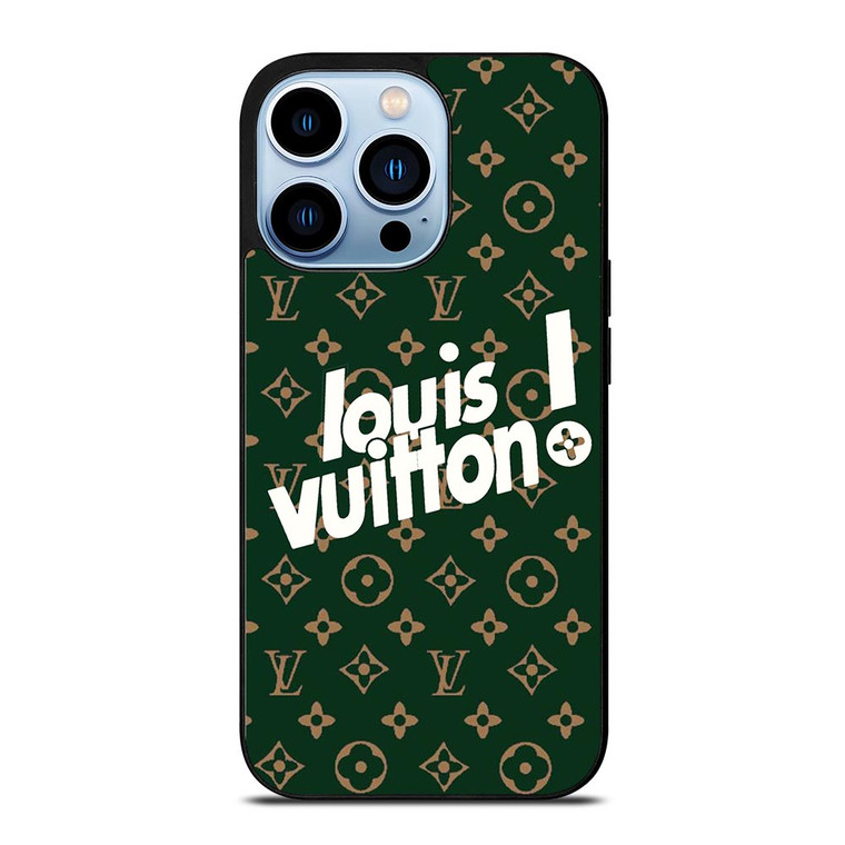 LOUIS VUITTON GREEN LOGO iPhone 13 Pro Max Case