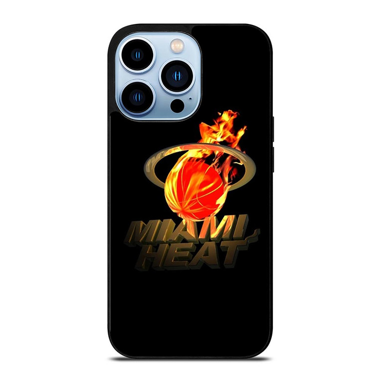 MIAMI HEAT LOGO ART iPhone 13 Pro Max Case
