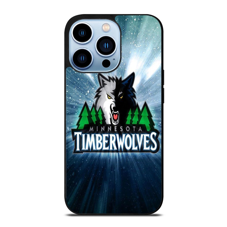 MINNESOTA TIMBERWOLVES SHINY SYMBOL iPhone 13 Pro Max Case