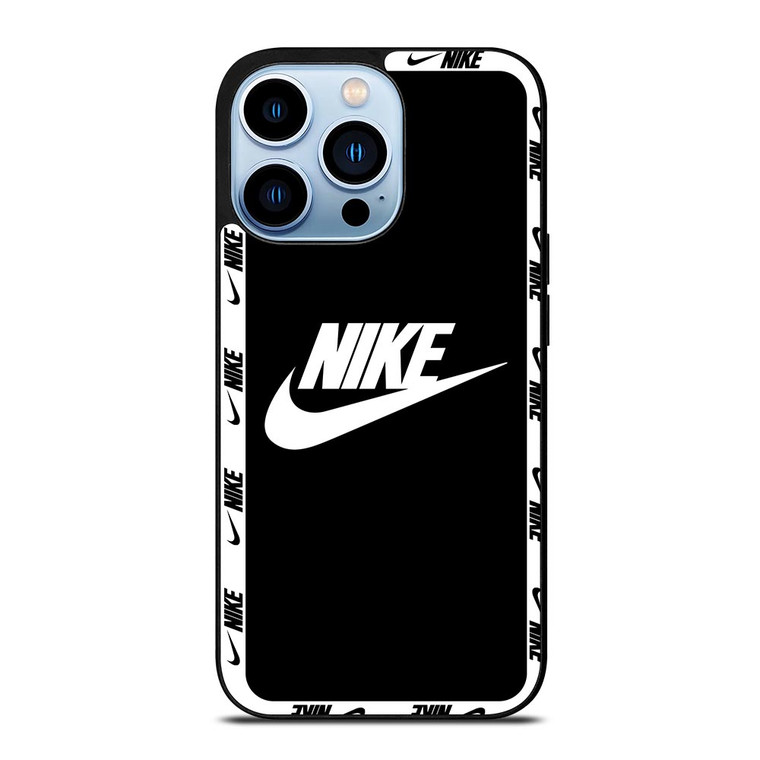 NIKE SWOOSH ROUND BLACK iPhone 13 Pro Max Case